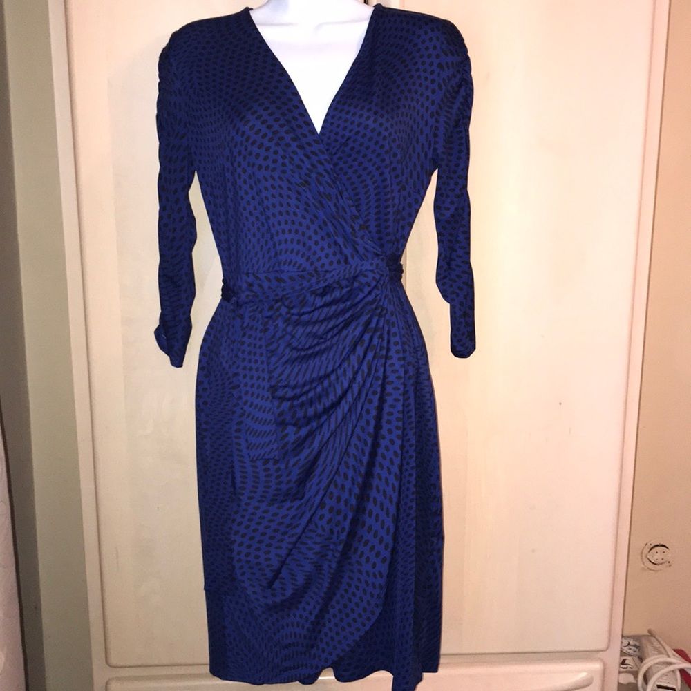 Faux wrap dress
